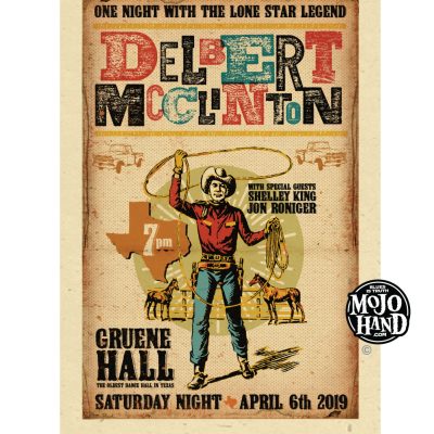Delbert McClinton Concert Poster