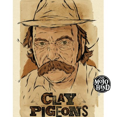 Blaze Foley tribute poster. 12"x18" created in Austin, Texas. A wonderful image to the Texas songwriter and singer.