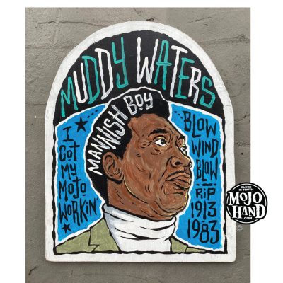 Muddy Waters Blues folk art painting - Mojohand